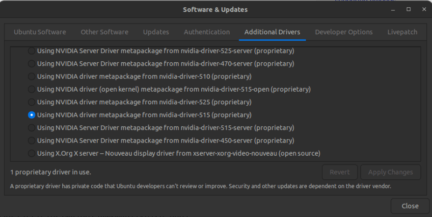 how-to-select-nvidia-driver