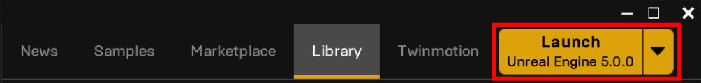 Launching Unreal Engine 5