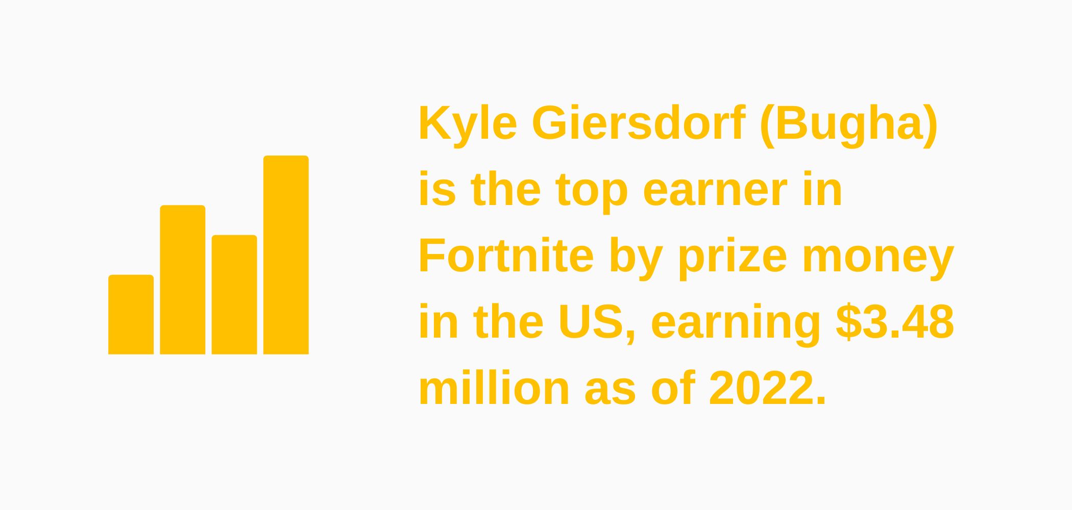 Infographic about Fortnite's top earner (US)