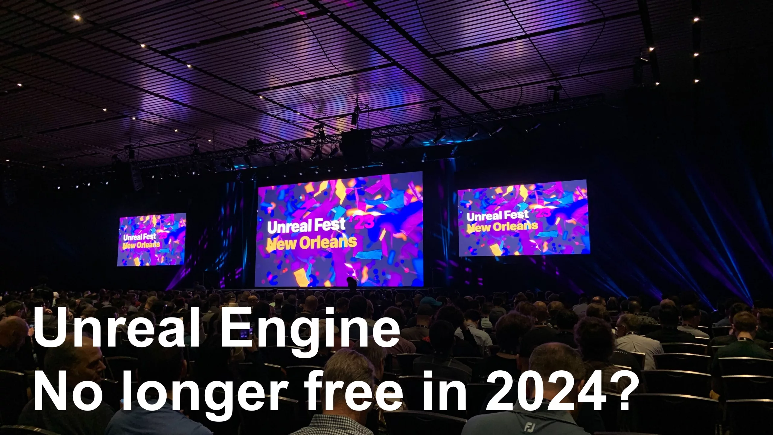 Unreal Engine No Longer Free in 2024